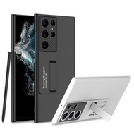 New For Samsung S23 Ultra Casing S23Ultra S23Plus S23 Creative Stand Shockproof Phone Case