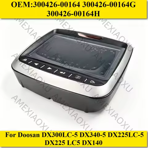 Fits For Doosan DX300LC-5 DX340-5 DX225LC-5 DX225 LC5 DX140 LCD Monitor 300426-00164 300426-00164G 3