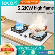 COD Lecon Stainless steel material gas stove Gas stove burner Built in burner gas stove Double burner