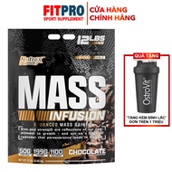Nutrex Mass Infusion Weight Gain Milk, Lean Muscle Gain, 50G Protein Supplement, 19 Servings