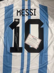 Lionel Messi 美斯 Fanatics Authentic FA 證書 認證 親筆簽名球衣 阿根廷 Argentina