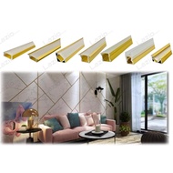 1m Gold LED strip light aluminium U channel / profile track rail casing housing mounting recessed