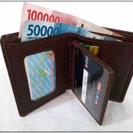 Tobex Store Men's Leather Wallet 100% Genuine Leather D3xmara Dompet Lelaki Kulit Original