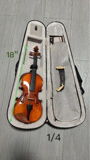 1/4 小提琴連琴盒