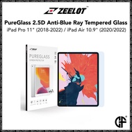 Zeelot PureGlass 2.5D Anti-Blue Ray Tempered Glass Screen Protector iPad Pro 11 2018-2022 iPad Air 10.9 2020/2022