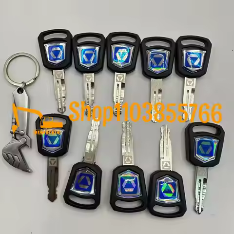10/5PCS XCMG Excavator Key NEW Version for XE60 75 65 85 215 75DA 60D 200 Ignition Key Door Lock Key