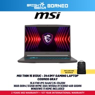 MSI THIN 15 B13UC - 3456MY / 3441MY / 3439MY Gaming Laptop - 15.6" FHD IPS 144HZ / I7-13620H / 16GB