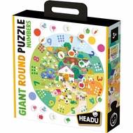 HEADU Giant Round Puzzle Numbers (Educational Puzzle) 3y to 99y 55621HD