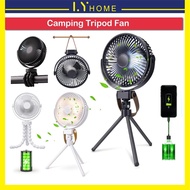 15000mAH Camping Fan Portable Rechargeable Fan Light With Tripod
