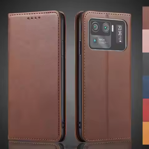 Magnetic attraction Leather Case for Xiaomi Mi 11 Ultra / Xiaomi 11 Ultra Holster Flip Cover Case Wa