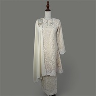 Kurung Pahang Organza Sulam Jasmine New Arrival Eaa Fashion |Burgundy|Soft Yellow|Nude Brown|Baby Bl