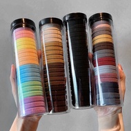 [HCM] Set of 20 Super Cute Hair Ties in a Convenient Transparent Tube Box - Egreen Disposable Getah 