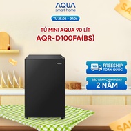 [DAILY - SALE SỐC MỖI NGÀY] Tủ lạnh Aqua 90 lít AQR-D100FA(BS) - Freeship toàn quốc - Tủ lạnh mini -