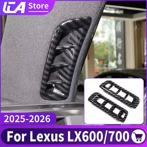 For Toyota Lexus LX600 600 LX700 700 2022-2026 Car A Pillar Vent Decoration Cover Easy Install Inter