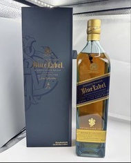 1L Johnnie Walker Blue Label Blended Scotch Whisky 有盒 C36A-17