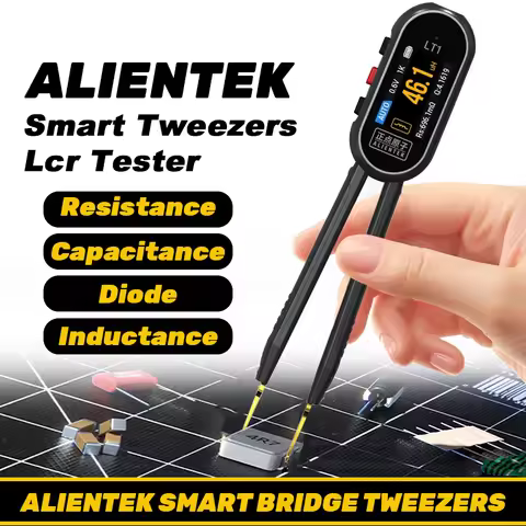 ALIENTEK LT1 Mini Smart Tweezer LCR Tester ERP ESR Tester Digital Resistance Capacitance Inductance 