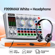 Bonkyo F999MAX sound card live broadcast equipment full set Bluetooth live sound card audio live mix