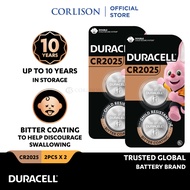 [Bundle of 2] Duracell Specialty CR2025 Lithium Coin Battery 3V, pack of 2
