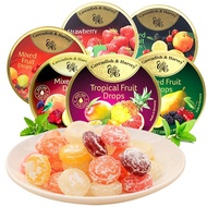 2025 German Imported Jiayun Candy Fruit Candy 200g Mixed Fruit Candy Hard Candy Tin Box Mint Hard Ca