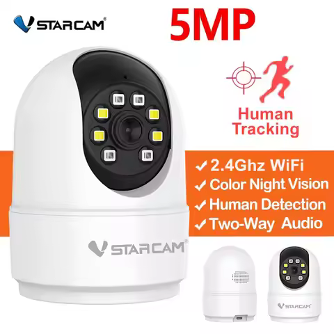 Vstarcam 5MP HD WiFi IP Camera Smart PT Security Protection Indoor Video Surveillance Camera Human T