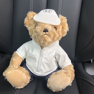 ตุ๊กตาหมี Teddy Bear ขนแกะสุดน่ารักสำหรับผู้ขับขี่ฝั่งซ้ายของรถยนต์ Audi BMW Mercedes Porsche Honda 