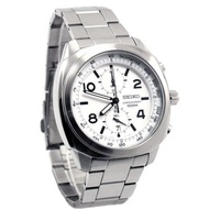 Seiko SNN207P1 Chronograph Quartz Movement White Dial Men's Watch