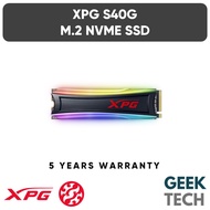 ADATA XPG Spectrix S40G RGB PCIe Gen3x4 NVMe M.2 2280 SSD Solid State Drive 256GB/512GB/1TB/2TB