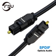 FSU 1m 3m 5m 10m Digital Fiber Optical Audio Spdif Cable Toslink Male To Male Cord Coaxial Cable Ada