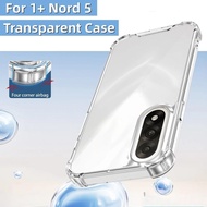 Anti-fall CASE For Oneplus 1+ Nord5 Nord 5 5G Shockproof Soft Silicone Phone Case Transparent Air-ba