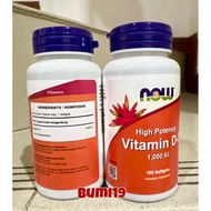 NOW Vitamin D3 1000iu