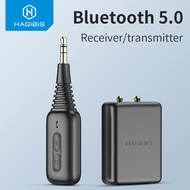 Hagibis Bluetooth 5.0 Receiver Transmitter with Airplane Flight Audio Adapter aptx For TV Headphone 