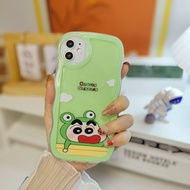 Casing For Huawei Mate 20 30 P20 P30 Lite Pro Nova 3 3i Y90 4E Cellphone Case 3D Frog Eyes Ears Crayon Shin Fashion Shockproof Anime Cartoon Cute INS 3D Clear