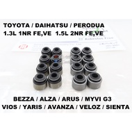 Sanwa Japan Viton Valve Seal - PERODUA TOYOTA 1.3L 1NRVE 1.5L 2NRVE Alza Aruz Bezza Myvi Vios Yaris 