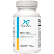XYMOGEN Multi Basix - Daily Multivitamin Supplement - Over 20 Essential Nutrients for Foundational W