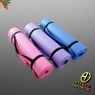 UNGU Ready Stock 10mm Thick Anti-Slip Yoga Mat for Pilates Gym - Purple U4R0