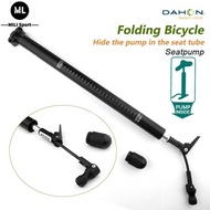 ✨COD&amp;READY✨ Dahon Folding Bicycle Seat Post 33.9*580/510mm Air Pump Seat Tube Fold Bike Seat Post with Inner Pump