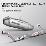 Ak Off-road Motorcycle Exhaust Pipe Series for CRF250 CRF250l  T158 Full Exhaust Pipe System