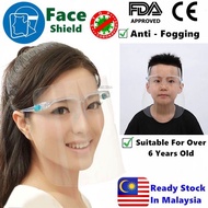 🇲🇾[ READY STOCK ]🇲🇾 * 【Ship 24Hrs KL】 * Protective Face Shield / Transparent Face Shield - Glasses + Mask