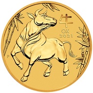 Lunar III: Year of the Ox 1/20 oz Gold Coin 2021