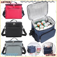 LETTER1 Insulated Lunch Bag, Travel Bag  Cloth Cooler Bag, Portable Picnic Tote Box Lunch Box Adult Kids