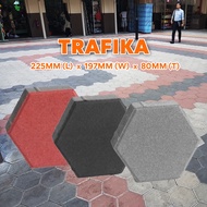 [Kuala Lumpur & Klang Valley Only] Trafika Block Hexagon Interlocking Concrete Paver 225MM (L) x 197