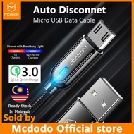 Mcdodo Micro USB Cable 2.4A Fast Charging Auto Disconnec For Samsung S7 Xiaomi Redmi Note 5 Pro Tablet Android Phone Charger Cord