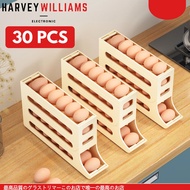 [MY] 30 Grids Egg Storage Organizer/ 3 Tier Egg Rack Tray/ Automatic Rolling Egg Holder/ Large Capac