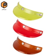 [prettyia] Retro Helmet Visor Protector Wind Cover Lightweight PC Helmet Peak for Safety Motorcycle 