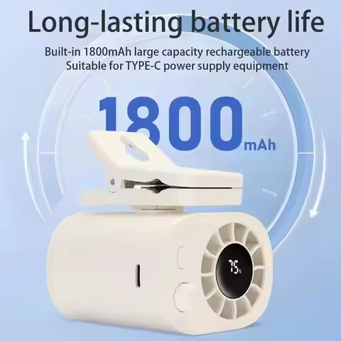 High Speed Small Fan Clip Fan Fan Infinite Speed Regulation 100 Speed Waist Hanging Fan Speed Portab