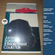 ORIGINAL Novel JAMES BALDWIN If Beale Street Could Talk Penguin Books English Paperback Harlem Afric