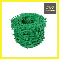 Barbed Wire ±5kG Dawai Duri KASAR pagar GI fencing/ PVC Barbed bire Green ± 150kaki /35ml CitiFarm