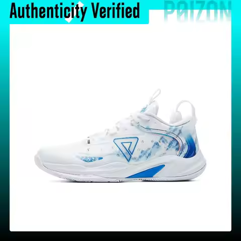 PEAK Basketball Shoes Men's Low-top Baymax/Youth Blue DA420331/