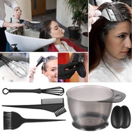5Pcs Disposable Hair Dye Bowl Set Hair Colouring Brush and Bowl Set Bleaching Dye Kit Beauty Comb Ha