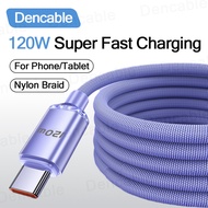 Type C to Type C Flash Fast Charging Cable 25CM/1M/1.5M/2M Optional Fabric Weaving Data Cable 120W H